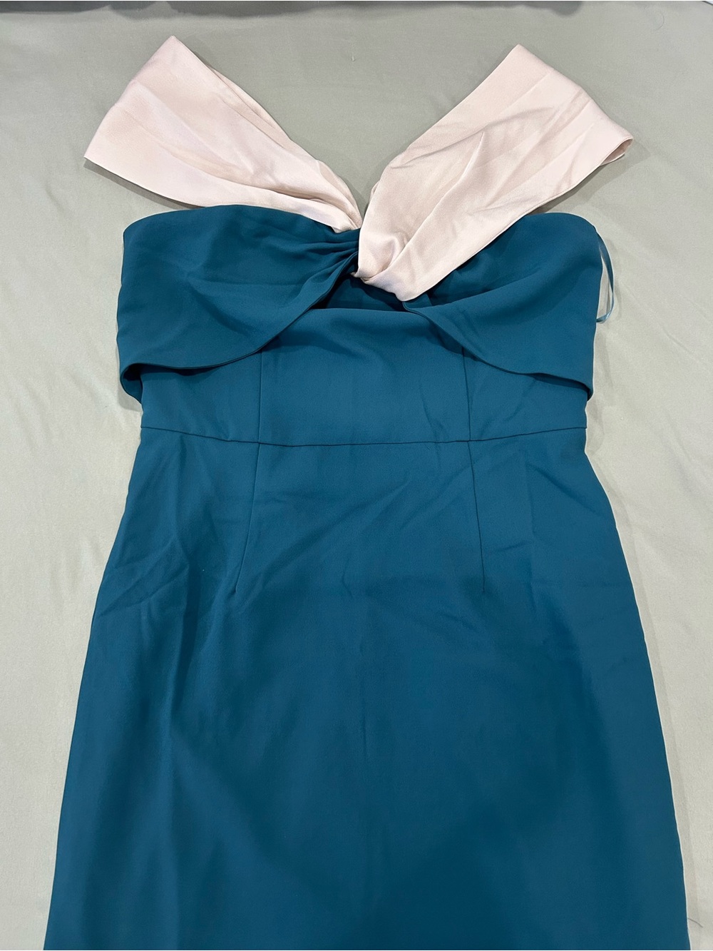 MOTF Teal Strapless Dress